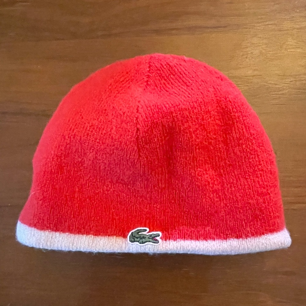 Kids reversible Lacoste beanie - Picture 2 of 3
